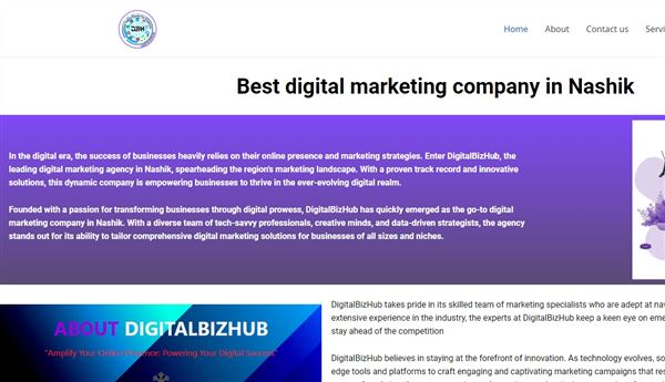 Digitalbizhub - Best Digital Marketing Company In Nashik